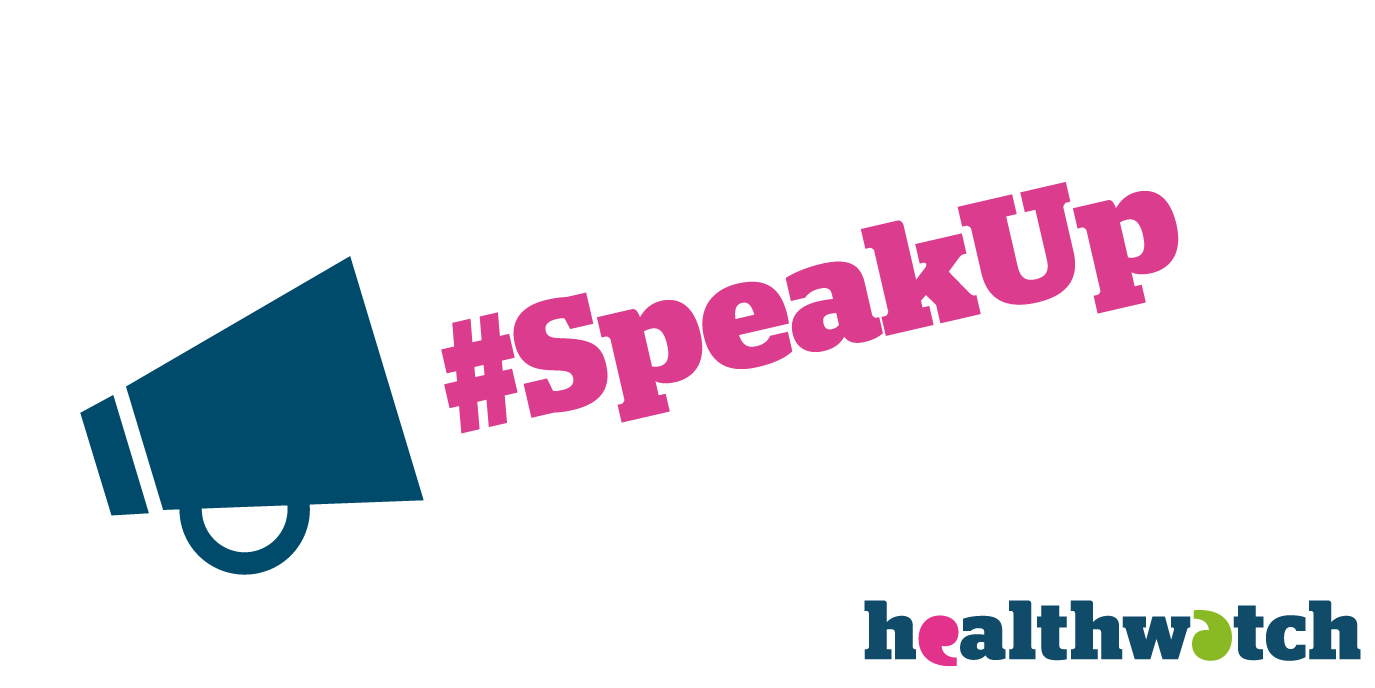 Graphic for the #speakup campaign