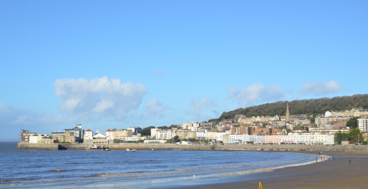 Weston-super-Mare beach.