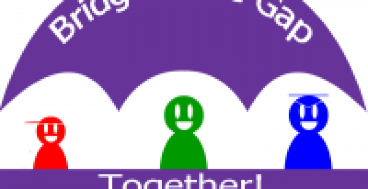 Bridging the gap together charity logo