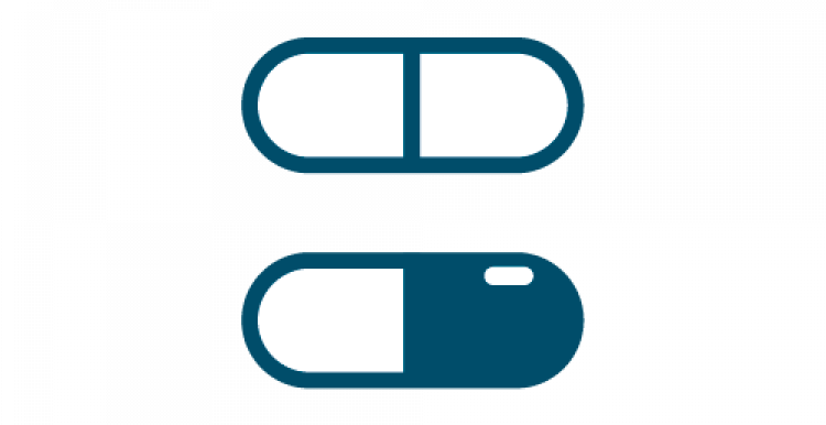 Graphic of two long thin tablets