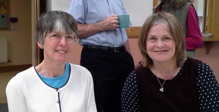 JAckie at a Healthwatch event with North Somerset team leader