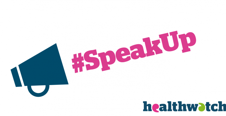 graphic of a megaphone shouting Speak Up