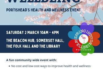 Spring into Wellbeing poster