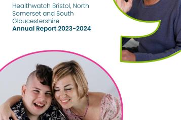 Front cover of our 2023/24 annual report