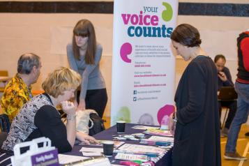 Healthwatch team at an engagement event