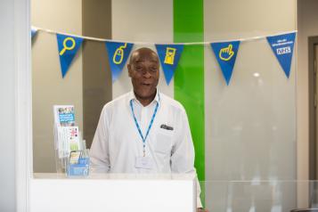 NHS worker in their local health centre