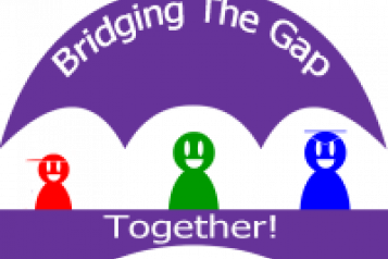 Bridging the gap together charity logo