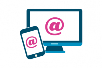 Healthwatch on computer screen and mobile phone