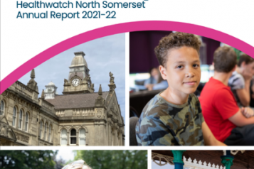Healthwatch North Somerset's annual report cover