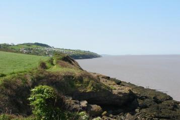 Coastal view in North Somerset