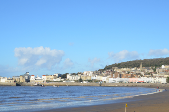Weston-super-Mare beach.
