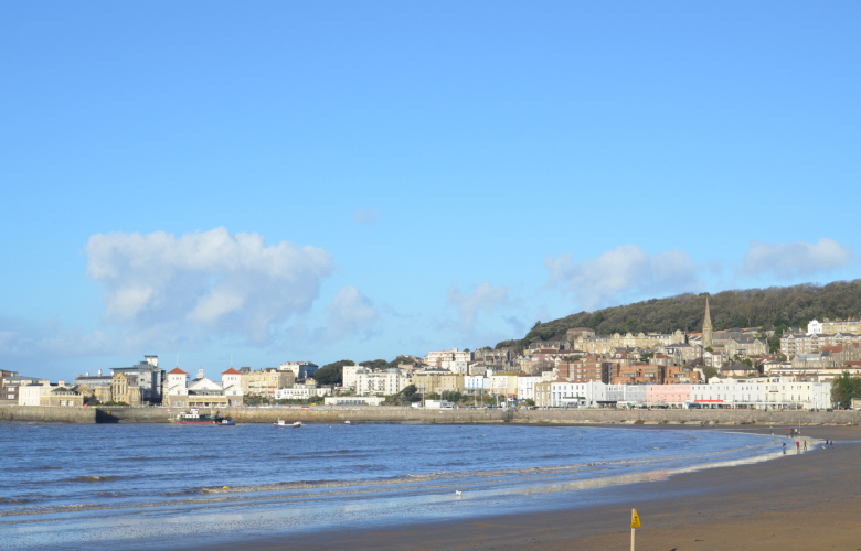 Weston-super-Mare beach.