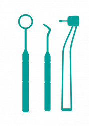 Graphic of dentistry tools